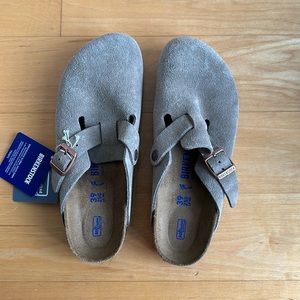 Birkenstock Boston Soft Footbed Taupe